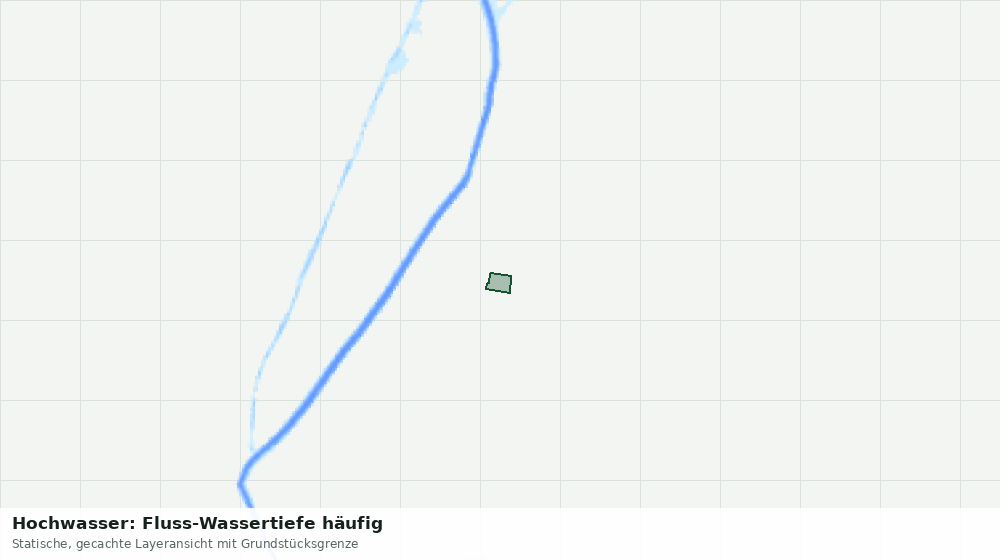 Statische Kartenansicht: Hochwasser: Fluss-Wassertiefe häufig