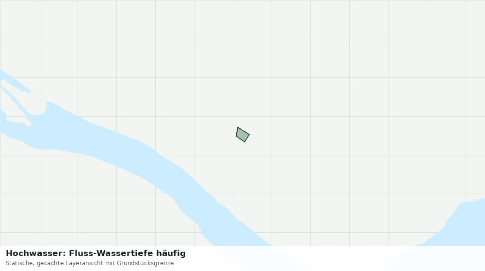 Statische Kartenansicht: Hochwasser: Fluss-Wassertiefe häufig