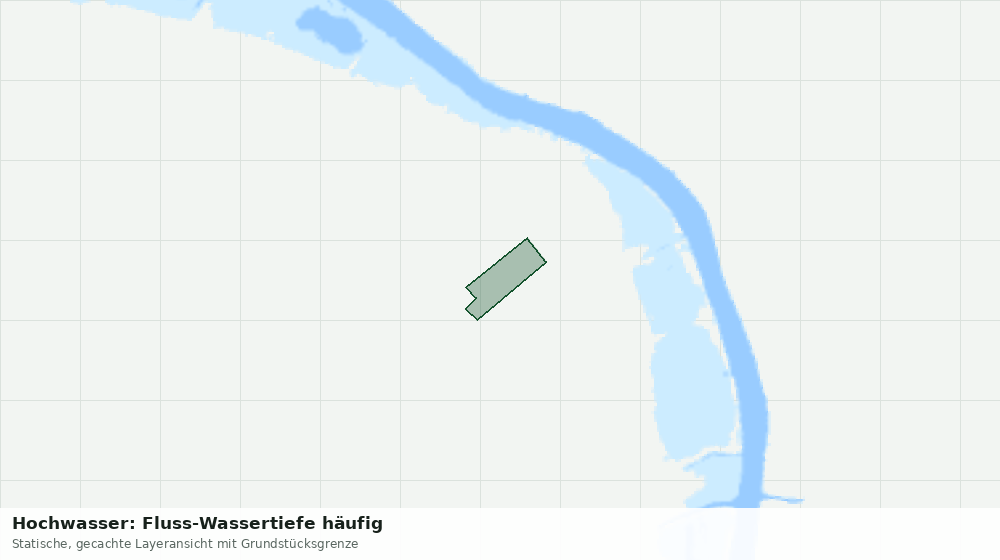 Statische Kartenansicht: Hochwasser: Fluss-Wassertiefe häufig
