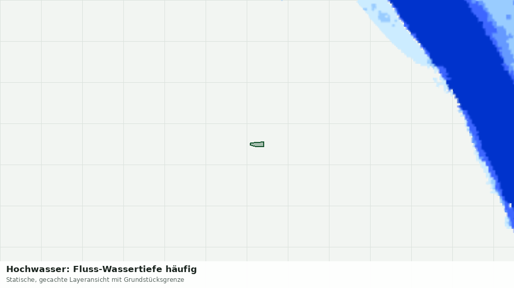 Statische Kartenansicht: Hochwasser: Fluss-Wassertiefe häufig