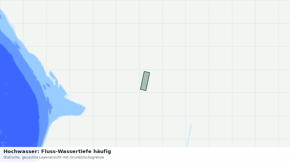 Statische Kartenansicht: Hochwasser: Fluss-Wassertiefe häufig