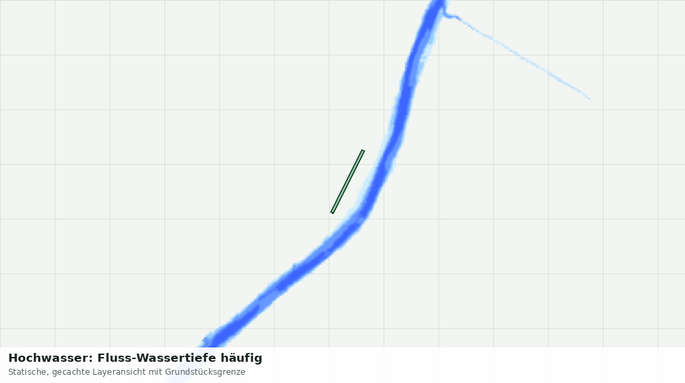 Statische Kartenansicht: Hochwasser: Fluss-Wassertiefe häufig