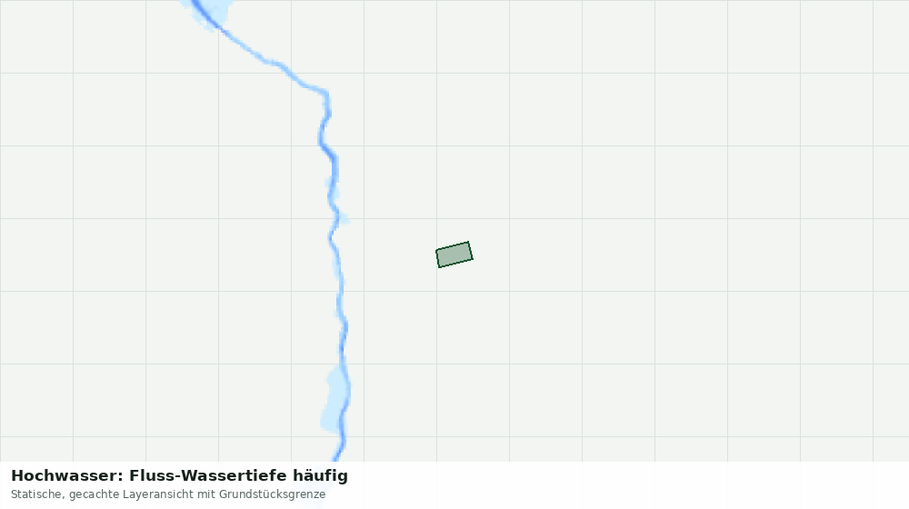 Statische Kartenansicht: Hochwasser: Fluss-Wassertiefe häufig