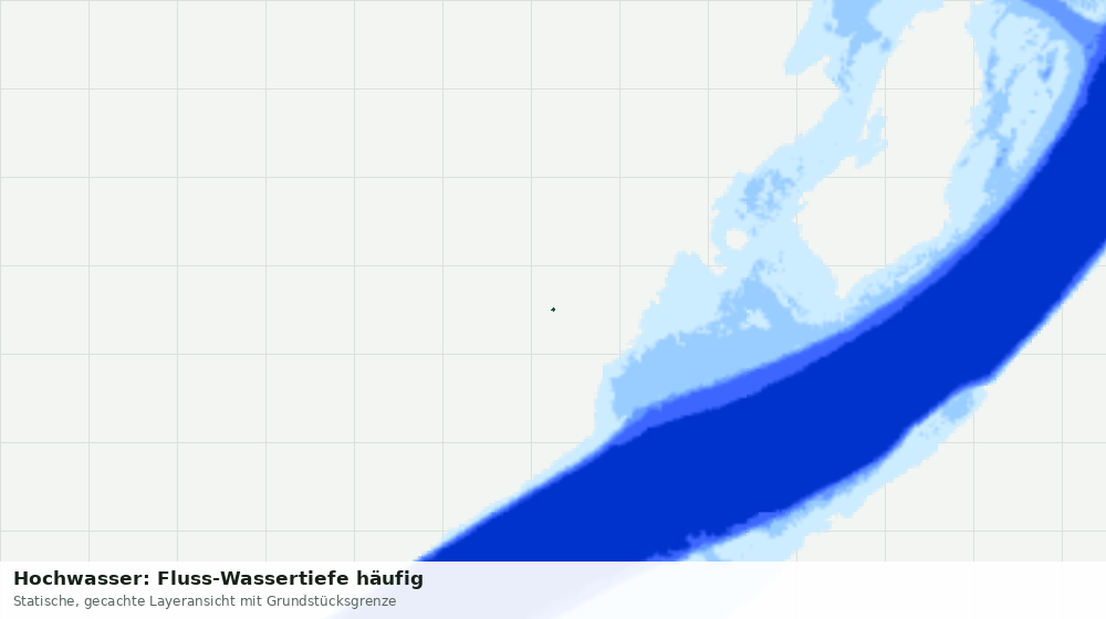 Statische Kartenansicht: Hochwasser: Fluss-Wassertiefe häufig
