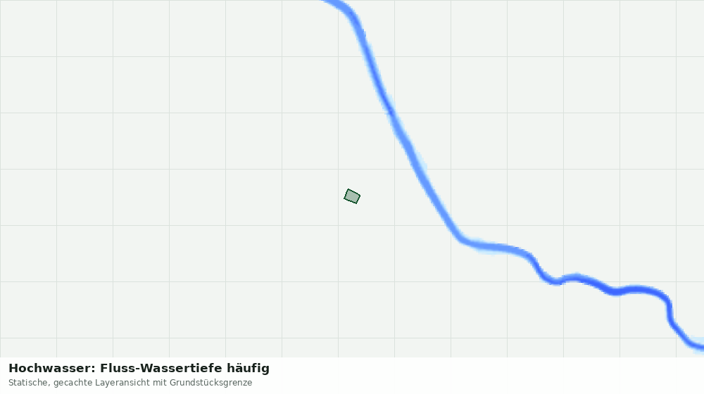 Statische Kartenansicht: Hochwasser: Fluss-Wassertiefe häufig