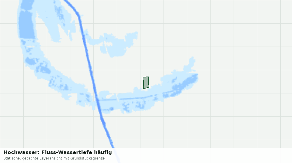 Statische Kartenansicht: Hochwasser: Fluss-Wassertiefe häufig