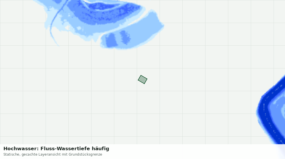 Statische Kartenansicht: Hochwasser: Fluss-Wassertiefe häufig
