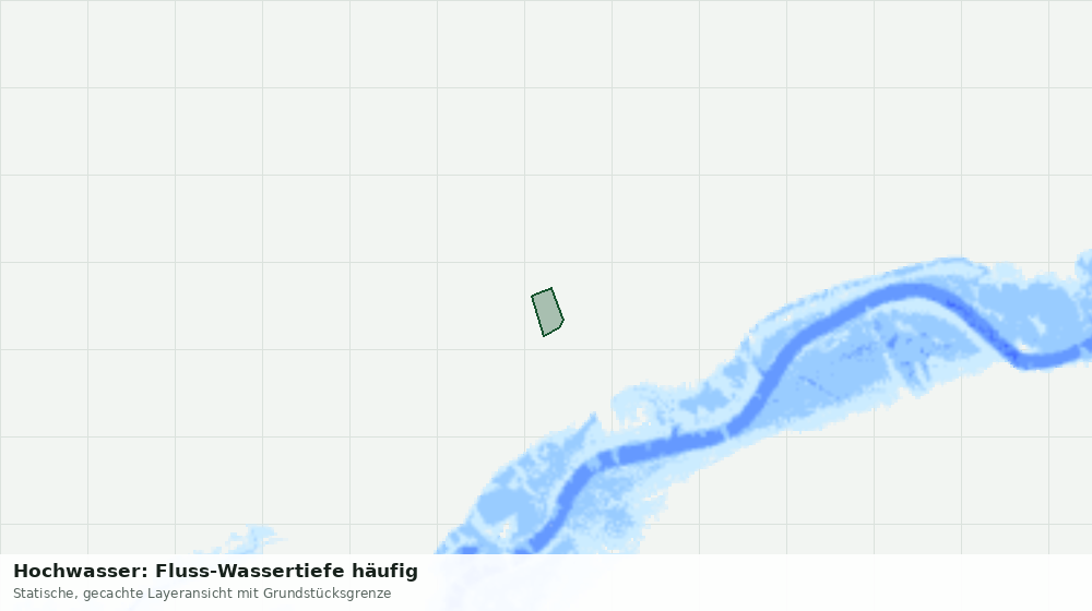 Statische Kartenansicht: Hochwasser: Fluss-Wassertiefe häufig