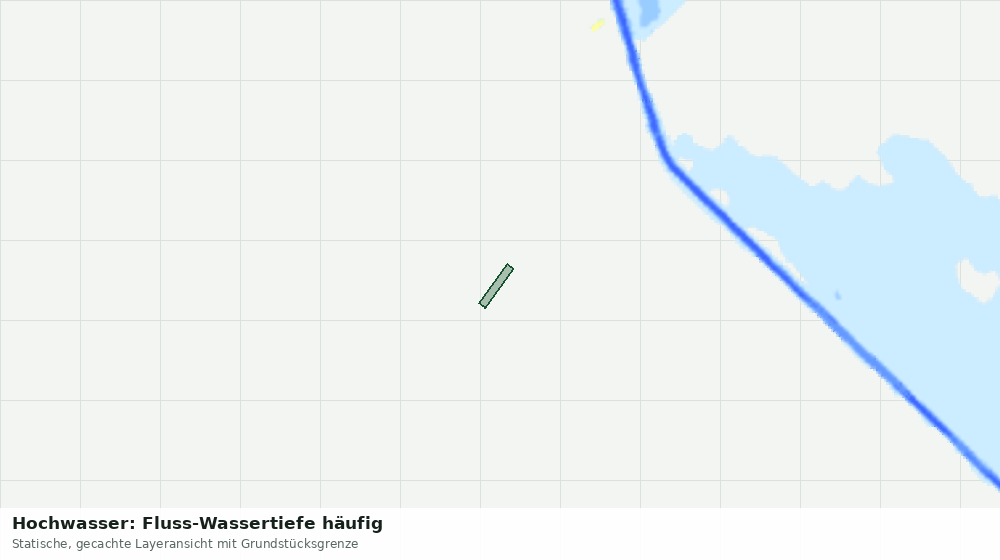 Statische Kartenansicht: Hochwasser: Fluss-Wassertiefe häufig