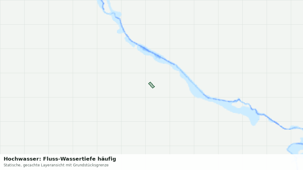 Statische Kartenansicht: Hochwasser: Fluss-Wassertiefe häufig