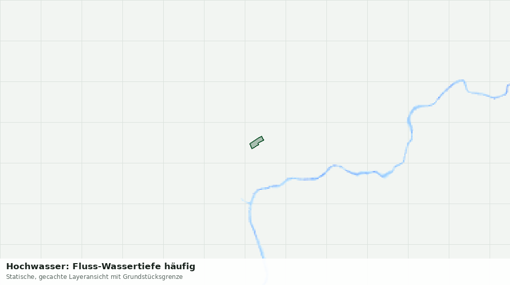 Statische Kartenansicht: Hochwasser: Fluss-Wassertiefe häufig