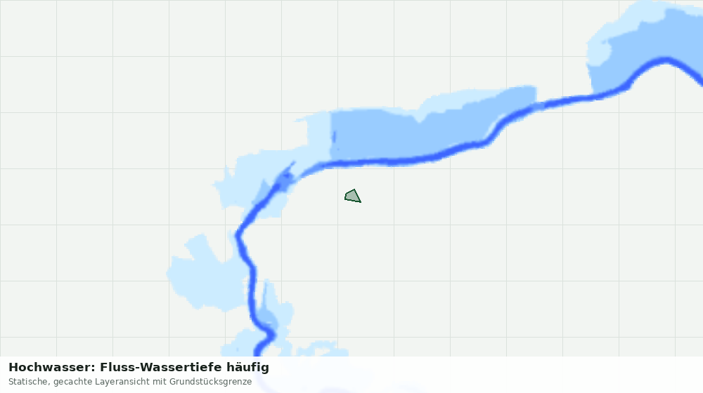 Statische Kartenansicht: Hochwasser: Fluss-Wassertiefe häufig