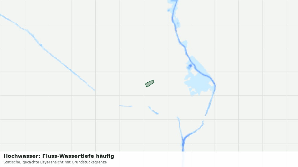 Statische Kartenansicht: Hochwasser: Fluss-Wassertiefe häufig