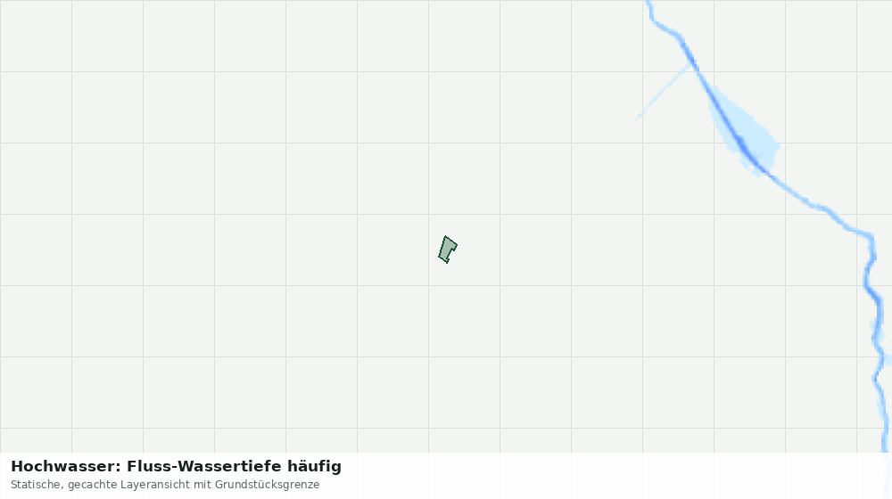 Statische Kartenansicht: Hochwasser: Fluss-Wassertiefe häufig