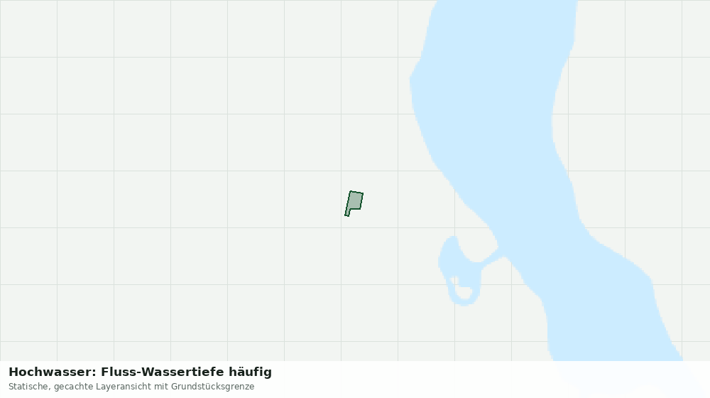 Statische Kartenansicht: Hochwasser: Fluss-Wassertiefe häufig