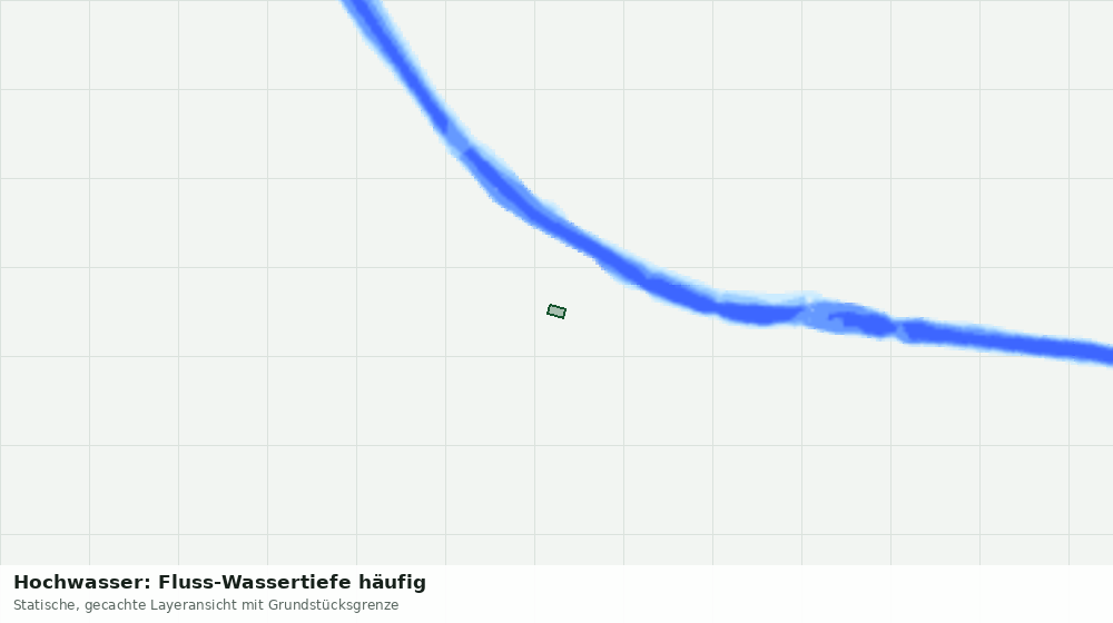 Statische Kartenansicht: Hochwasser: Fluss-Wassertiefe häufig