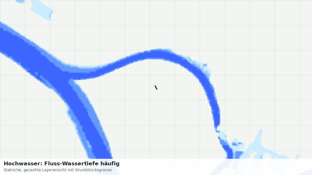 Statische Kartenansicht: Hochwasser: Fluss-Wassertiefe häufig