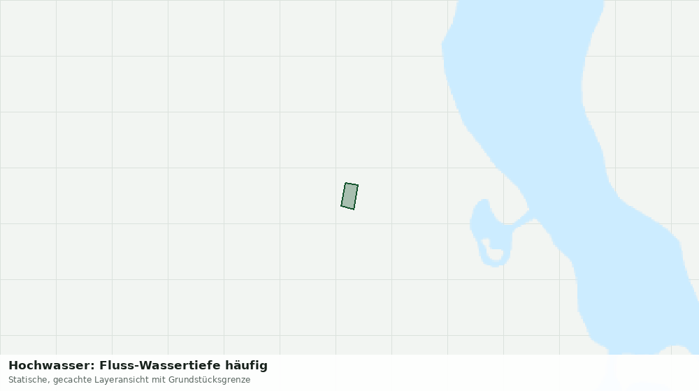 Statische Kartenansicht: Hochwasser: Fluss-Wassertiefe häufig