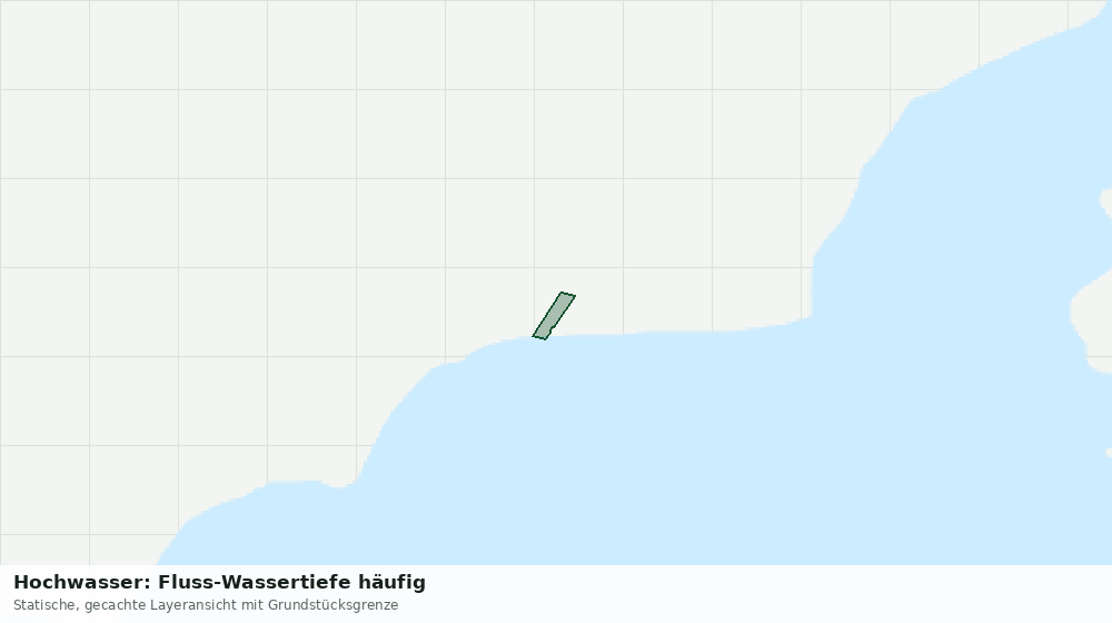 Statische Kartenansicht: Hochwasser: Fluss-Wassertiefe häufig
