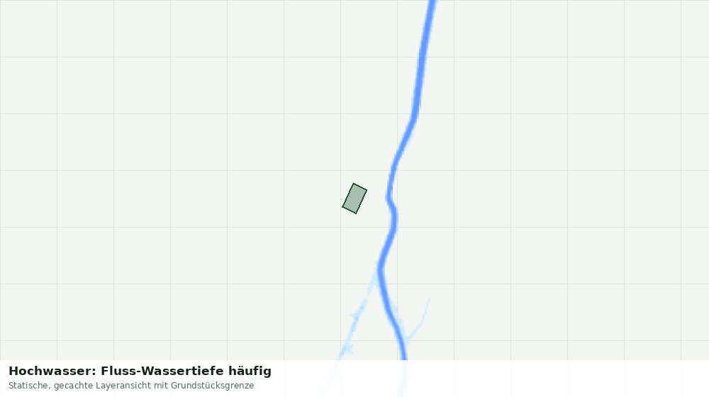 Statische Kartenansicht: Hochwasser: Fluss-Wassertiefe häufig
