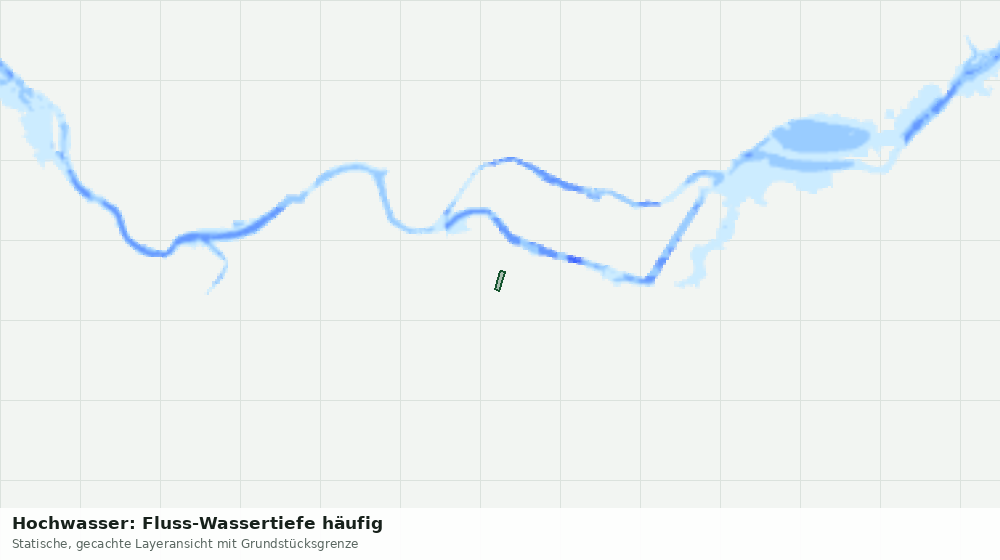Statische Kartenansicht: Hochwasser: Fluss-Wassertiefe häufig