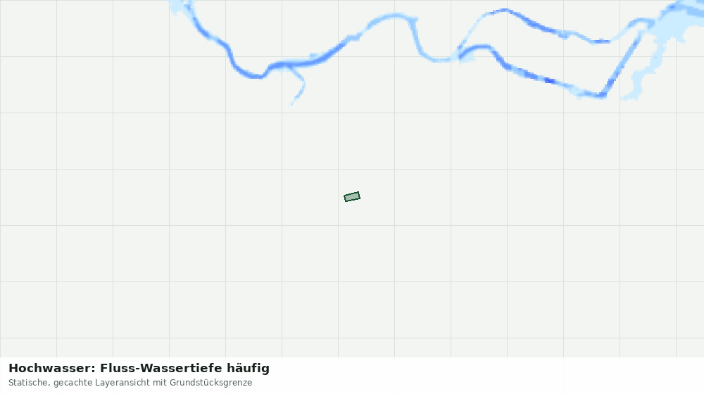 Statische Kartenansicht: Hochwasser: Fluss-Wassertiefe häufig