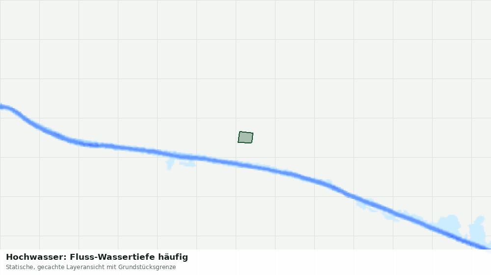 Statische Kartenansicht: Hochwasser: Fluss-Wassertiefe häufig