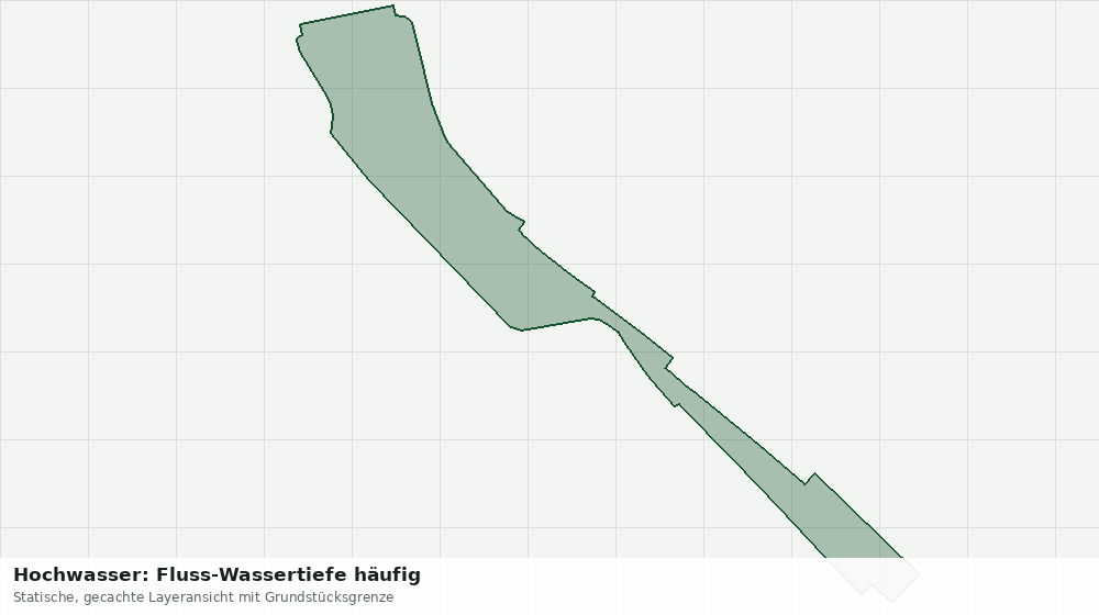 Statische Kartenansicht: Hochwasser: Fluss-Wassertiefe häufig