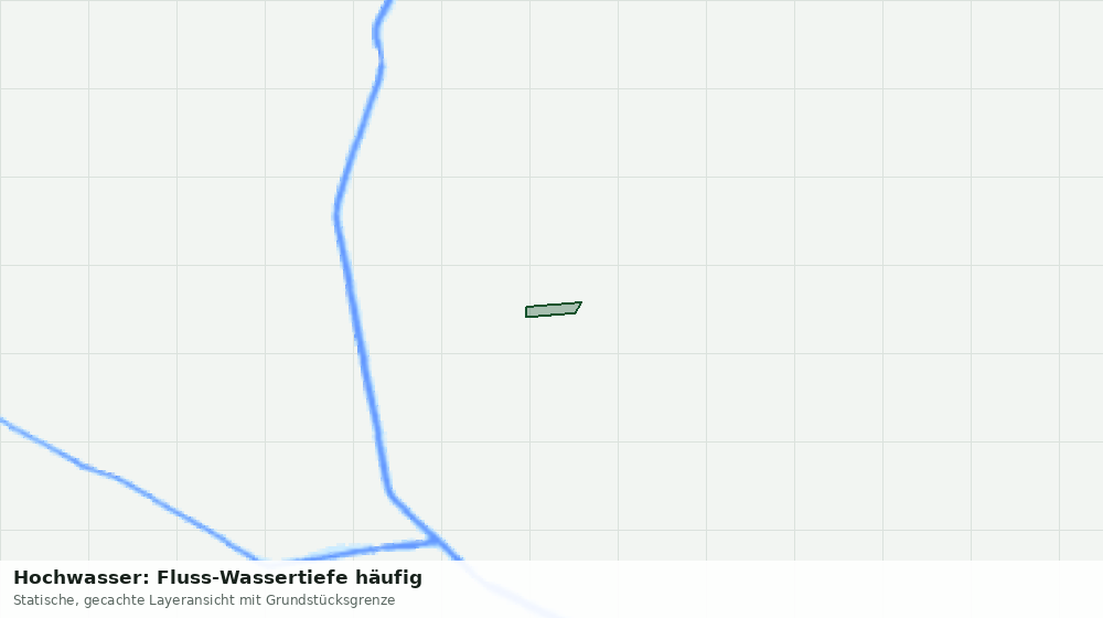 Statische Kartenansicht: Hochwasser: Fluss-Wassertiefe häufig