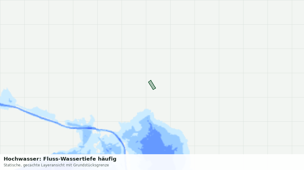 Statische Kartenansicht: Hochwasser: Fluss-Wassertiefe häufig