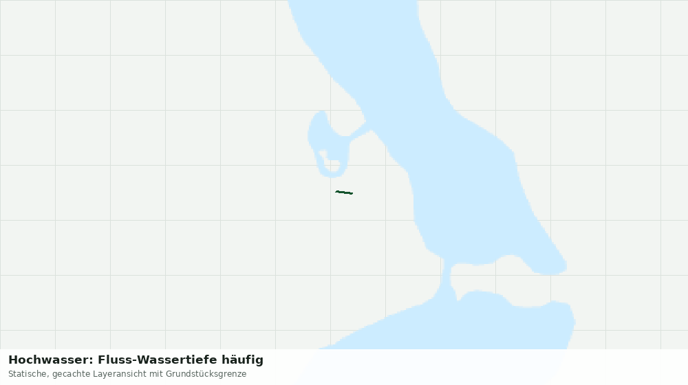 Statische Kartenansicht: Hochwasser: Fluss-Wassertiefe häufig