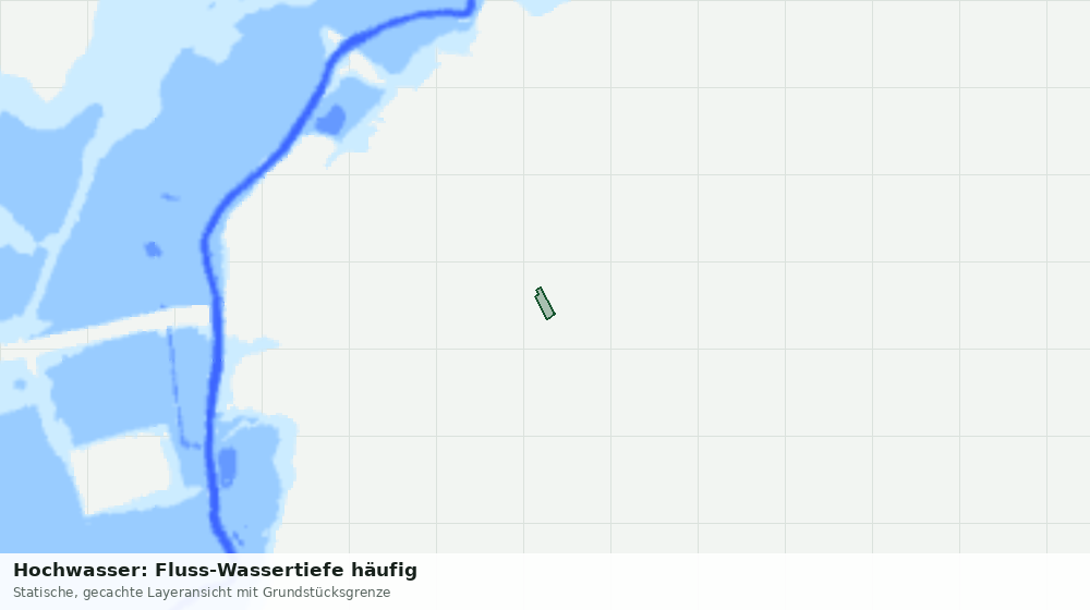 Statische Kartenansicht: Hochwasser: Fluss-Wassertiefe häufig
