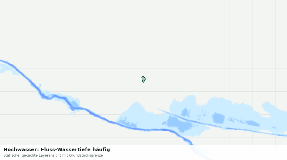 Statische Kartenansicht: Hochwasser: Fluss-Wassertiefe häufig
