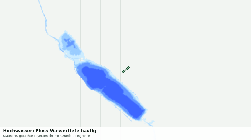 Statische Kartenansicht: Hochwasser: Fluss-Wassertiefe häufig