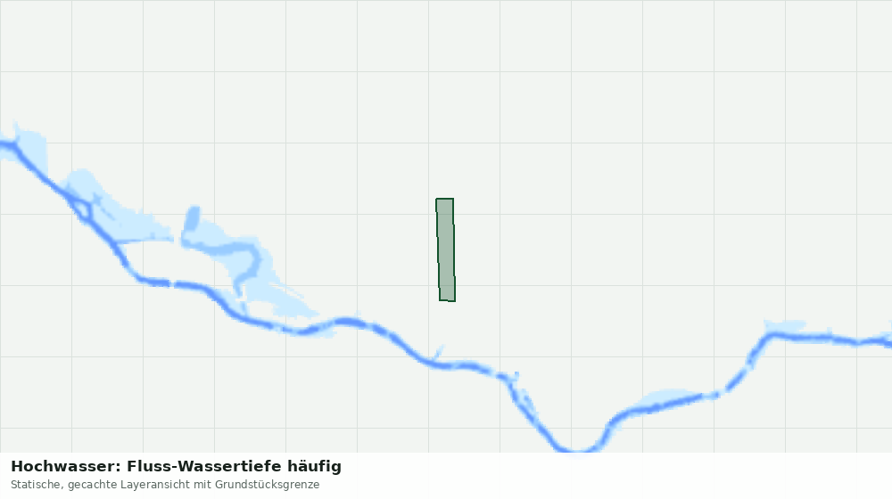 Statische Kartenansicht: Hochwasser: Fluss-Wassertiefe häufig