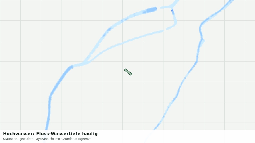 Statische Kartenansicht: Hochwasser: Fluss-Wassertiefe häufig