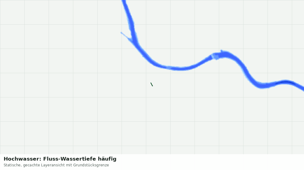 Statische Kartenansicht: Hochwasser: Fluss-Wassertiefe häufig