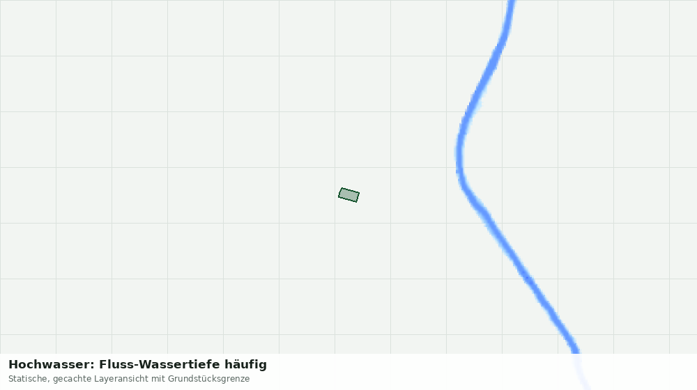 Statische Kartenansicht: Hochwasser: Fluss-Wassertiefe häufig