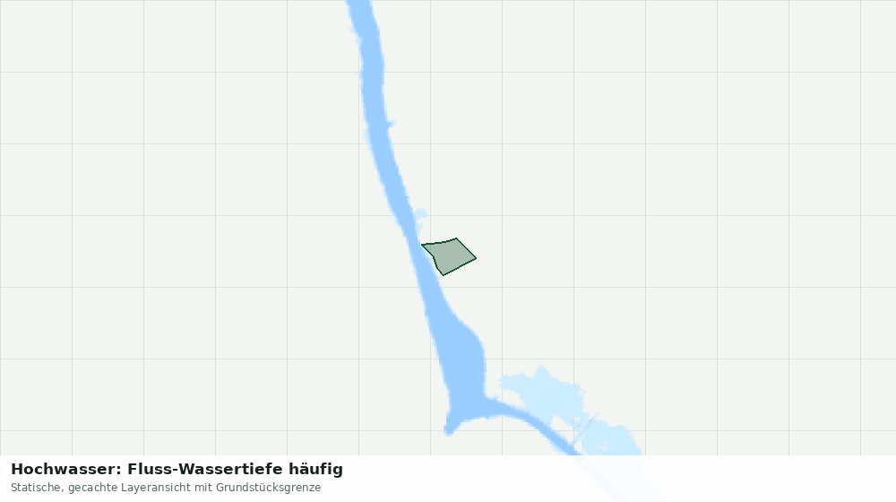 Statische Kartenansicht: Hochwasser: Fluss-Wassertiefe häufig
