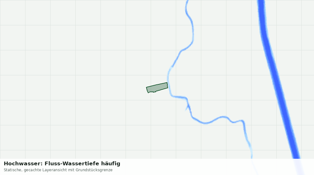 Statische Kartenansicht: Hochwasser: Fluss-Wassertiefe häufig