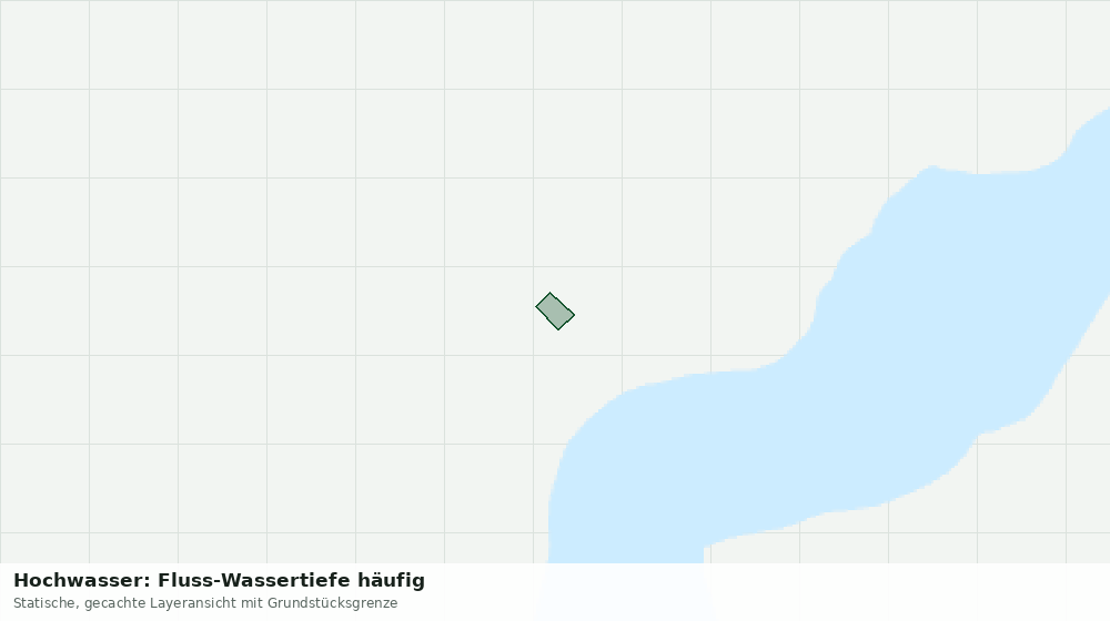 Statische Kartenansicht: Hochwasser: Fluss-Wassertiefe häufig