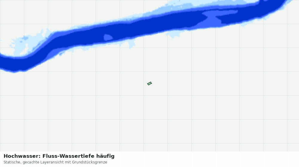 Statische Kartenansicht: Hochwasser: Fluss-Wassertiefe häufig