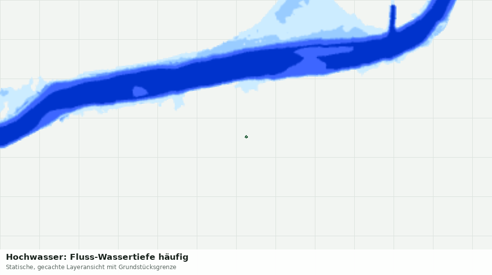Statische Kartenansicht: Hochwasser: Fluss-Wassertiefe häufig