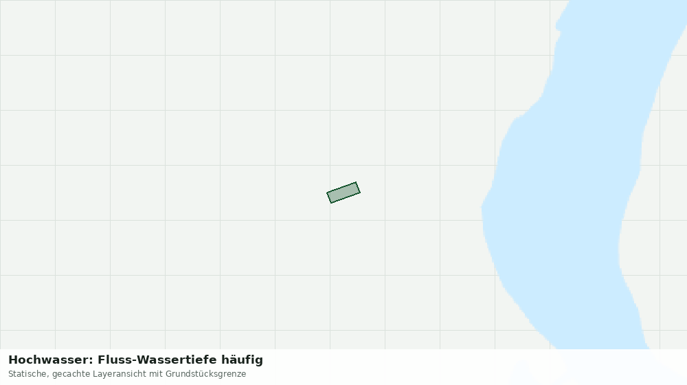 Statische Kartenansicht: Hochwasser: Fluss-Wassertiefe häufig