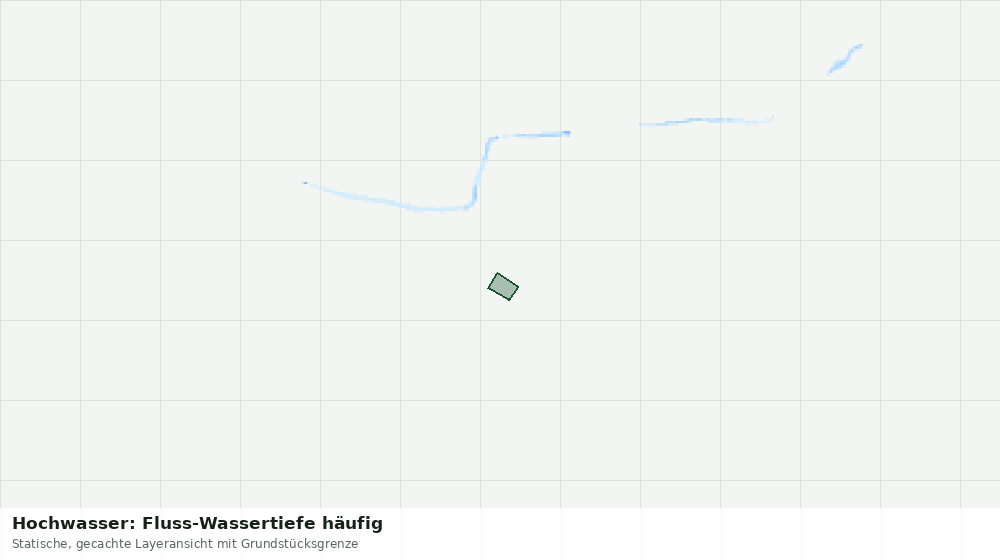 Statische Kartenansicht: Hochwasser: Fluss-Wassertiefe häufig