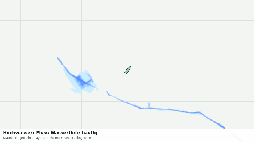 Statische Kartenansicht: Hochwasser: Fluss-Wassertiefe häufig