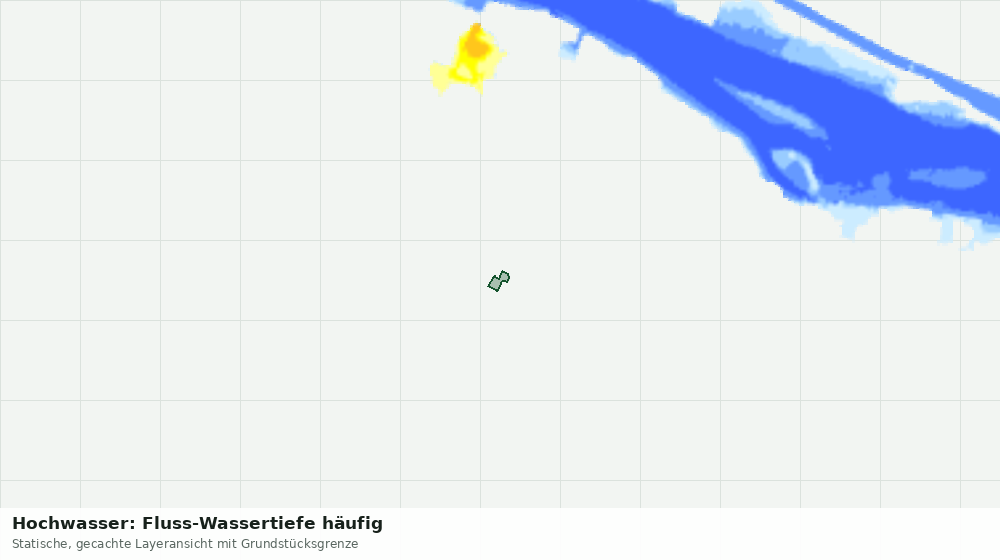 Statische Kartenansicht: Hochwasser: Fluss-Wassertiefe häufig