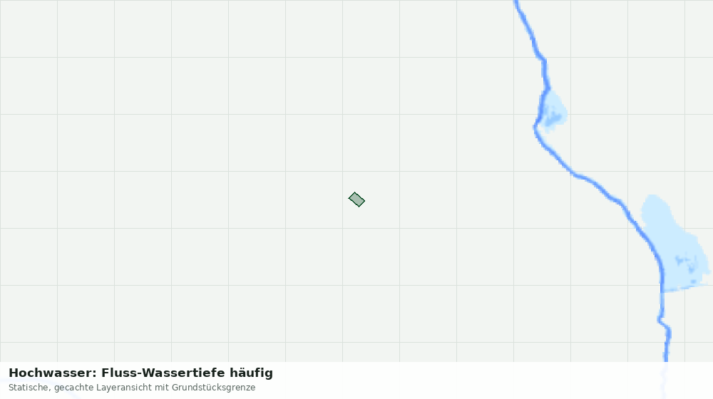 Statische Kartenansicht: Hochwasser: Fluss-Wassertiefe häufig