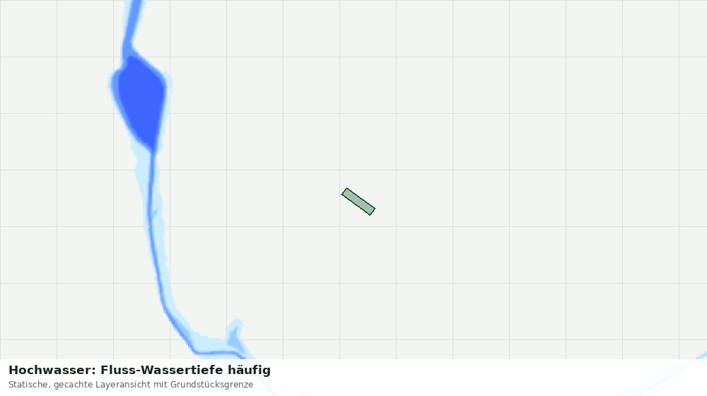 Statische Kartenansicht: Hochwasser: Fluss-Wassertiefe häufig