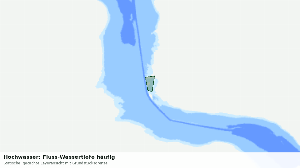 Statische Kartenansicht: Hochwasser: Fluss-Wassertiefe häufig